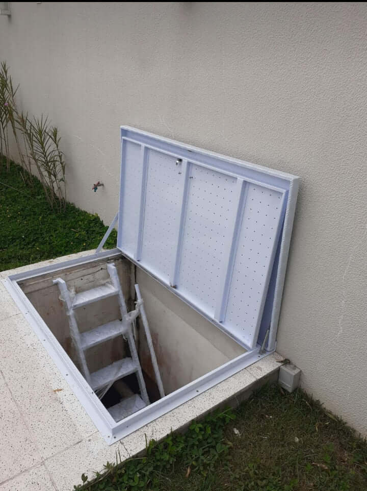 Alumixbox - TAMPA DE CASA DE MAQUINA DE PISCINA