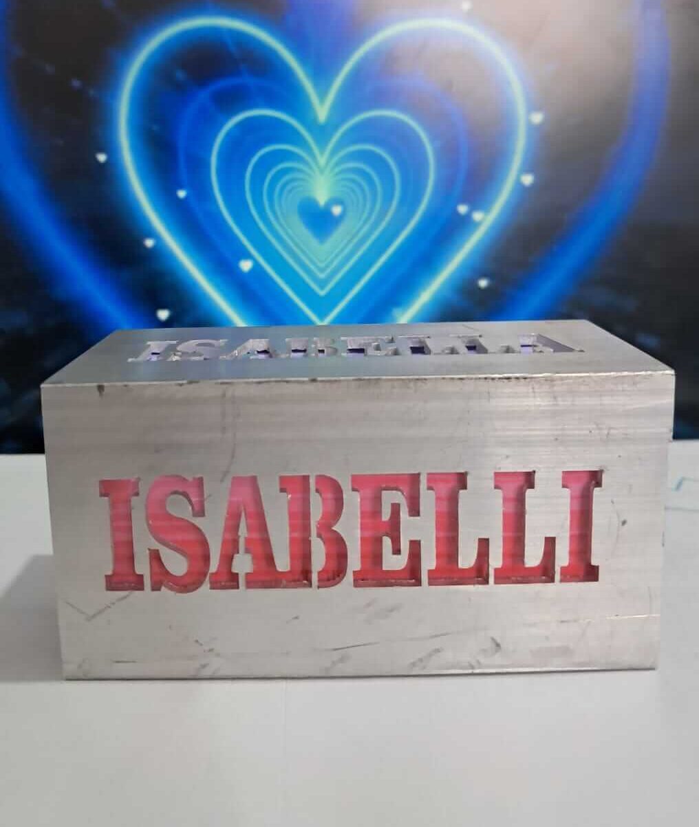 Alumixbox - CORTE NO TUBO A LASER (NOMES)