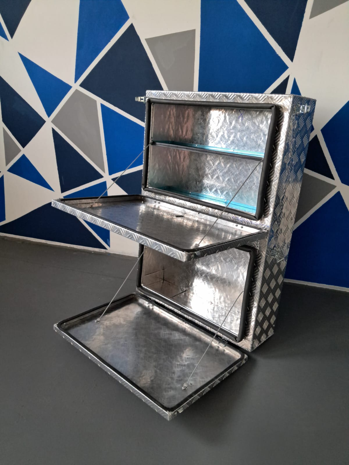 Alumixbox - CAIXA DE COZINHA 2 TAMPAS
